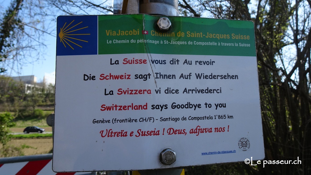 Compesières fin de la via Jacobi